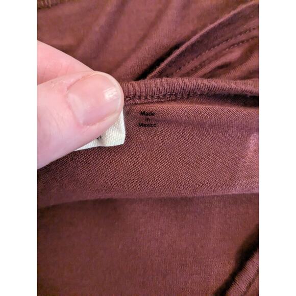 Blumin Apparel Women's Purple/Mauve Long Sleeve WeatheredShirt Dress Size Lg EUC - Picture 4 of 9